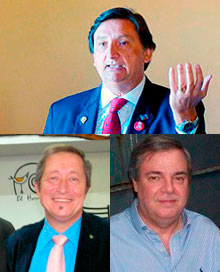 Roberto Lázzaro, Miguel Milano, Carlos Prestipino — Presidente 2006